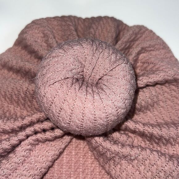🛍 New 🛍 Cute Little Girls Turban with Bun Size 0-6 Months 🛍 - Picture 2 of 5